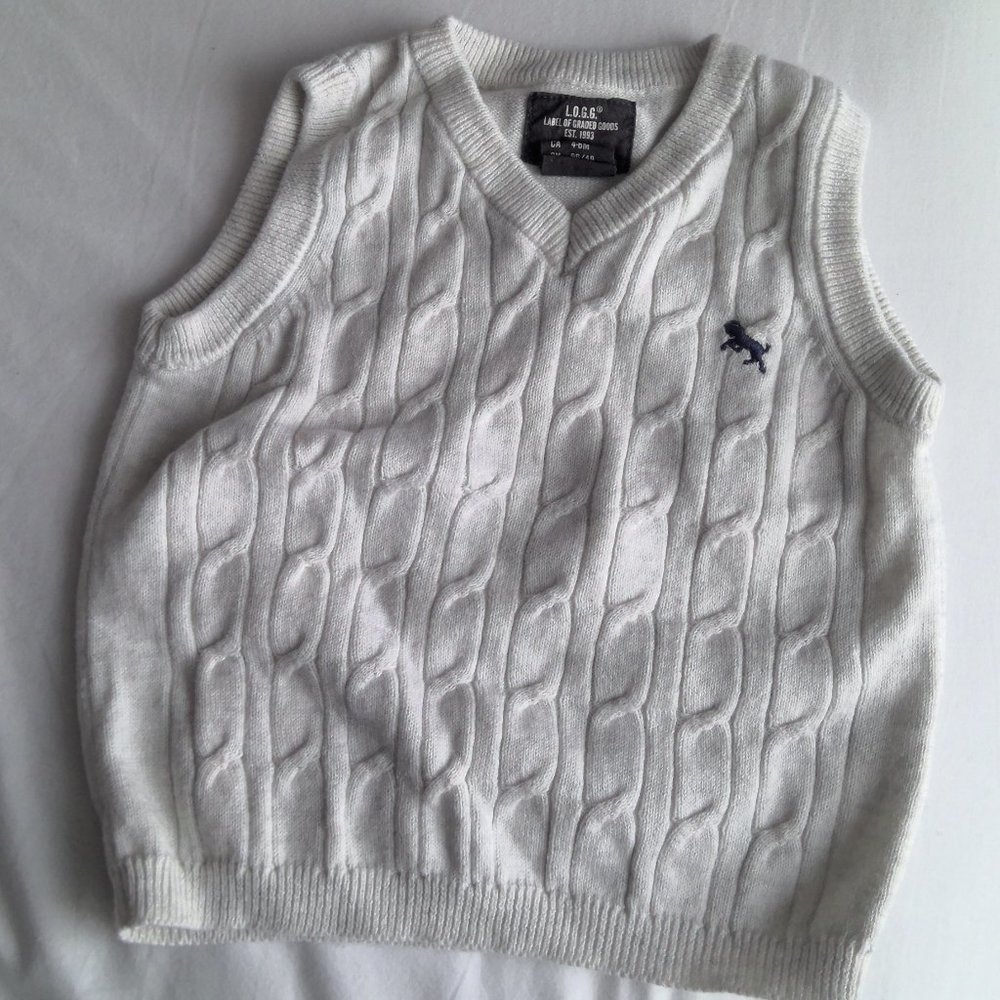 L.O.G.G. boy's infant size 3-6 mo. pullover vest